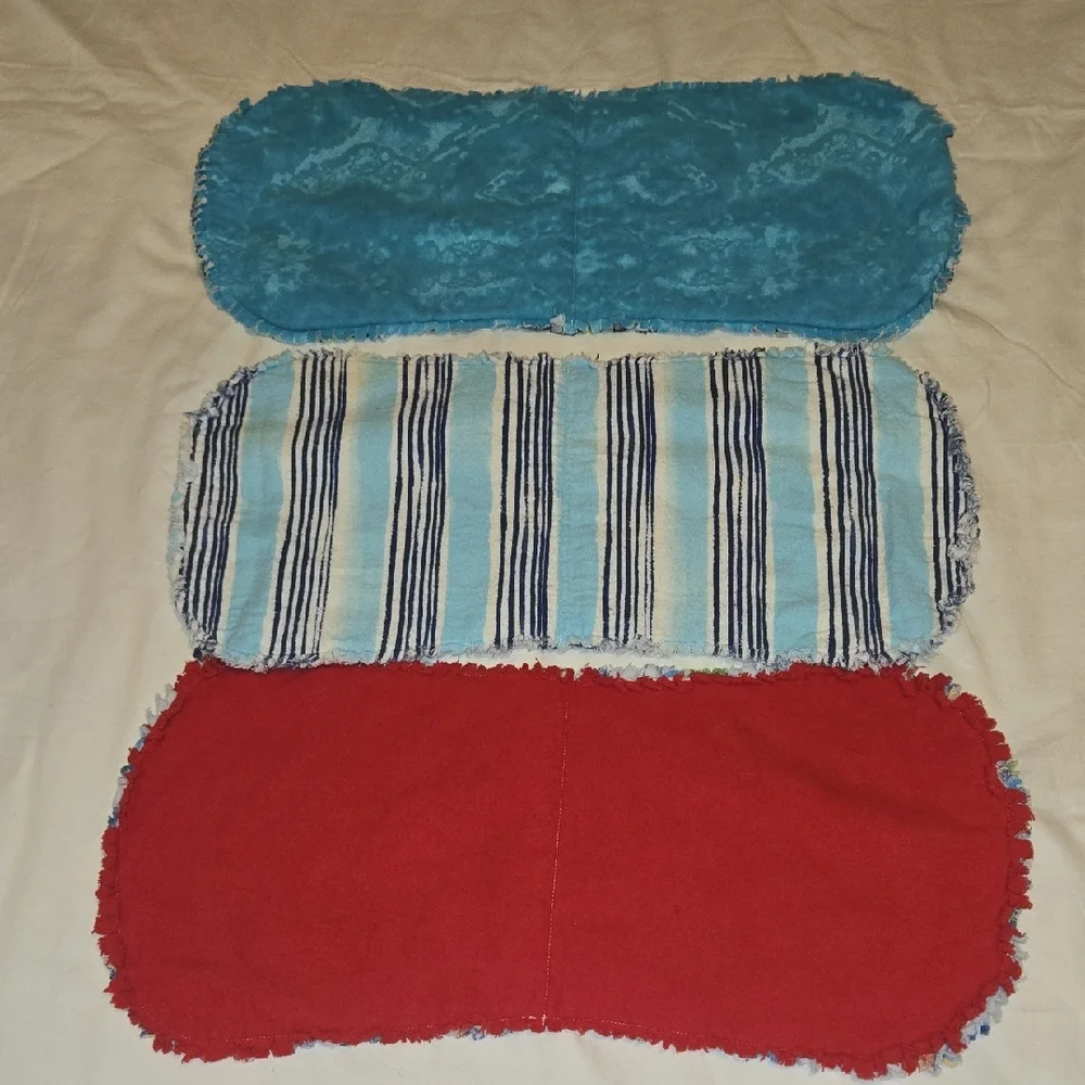 Colorful Kids Burp Rags Set